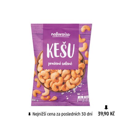 obrázek Jádra Kešu pražené Naturalia